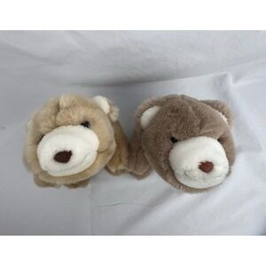 Vtg Gund Snuffles Lil Snuff Brown & Tan Bear Plush 7" Stuffed Animals